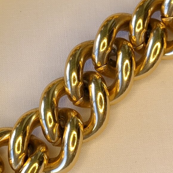 Erwin Pearl Vintage Chunky Gold-Plated Choker - Picture 8 of 12